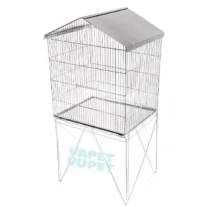 Viveiro Completo Aramado Gaiola Grande Para Calopsita e Pássaros Semelhantes com Pés Removível